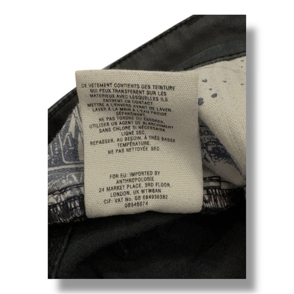 Pilcro And The Letterpress Black Pant Lace Up Ankle Pants Casual Women’s Size 27 - Picture 15 of 16